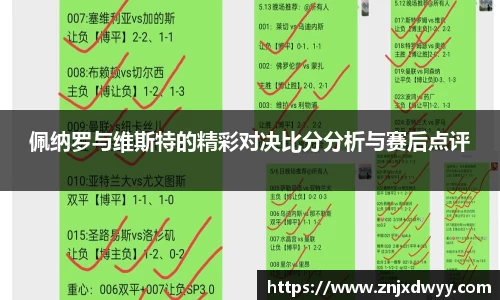 佩纳罗与维斯特的精彩对决比分分析与赛后点评